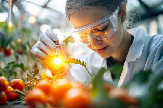 A scientist using deductive reasoning to predict the outcome of an experiment