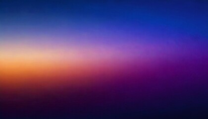 Fototapeta premium Vibrant gradient horizon blending colors at sunset
