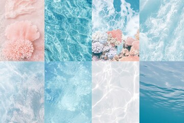 Explore stunning oceanic discoveries through a vibrant collage showcasing underwater beauty and marine life