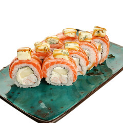sushi on a plate