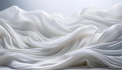 Obraz premium white silk background