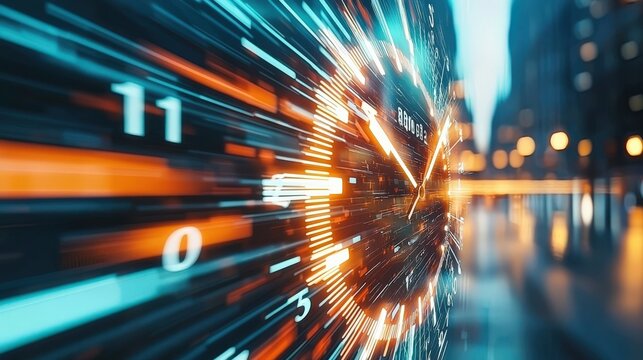 A countdown to a new year displayed on a digital calendar board.