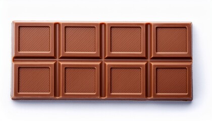 Obraz premium chocolate bar isolated on white background