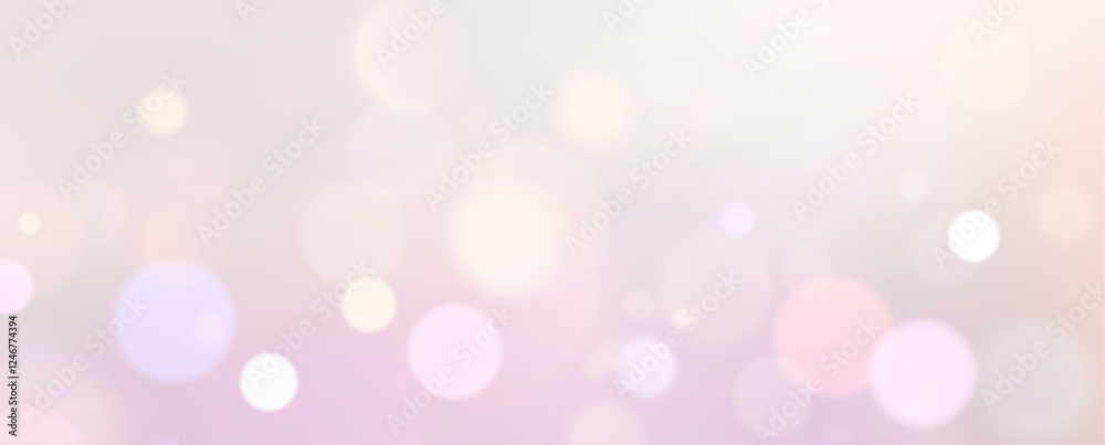 Poster abstract bokeh lights background
