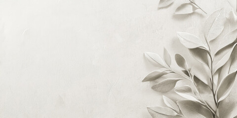 A light grey background with soft, organic shapes that flow across the design like a gentle breeze. The calm, flowing texture works well for wellness, beauty, or spa-related branding.