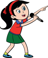 Girl vector illustration