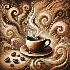 Obraz premium cup of coffee