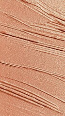 Textured Foundation:  Close-up of a foundation stroke, showcasing its rich, smooth texture and creamy consistency.