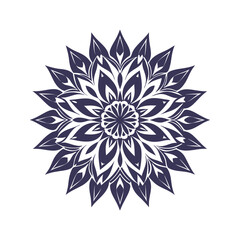 Botanical Abstract Flower Vector Art Background