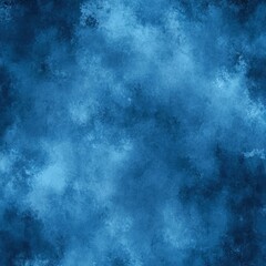 Fototapeta premium Blue watercolor texture, abstract background, digital art, design element