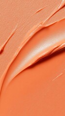 Apricot Swirl: A close-up abstract shot reveals the smooth, velvety texture of apricot-toned cream, swirled into a mesmerizing pattern. The light catches the surface, adding a subtle shimmer. 