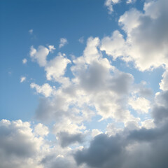 Fototapeta premium A beautiful view of clouds in sky