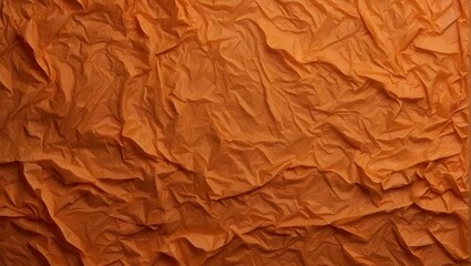 orange color creased paper tissue background texture