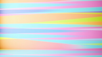 Abstract Pastel Rainbow Stripes Background for Design Projects