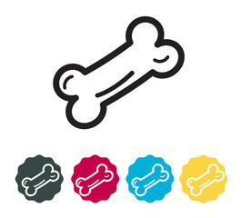 Dog Bone - Pet Food Icon