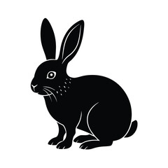 Obraz premium vector illustration of a rabbit