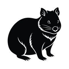 black cat vector illustration