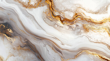 Fototapeta premium Biały ekskluzywny marmur, delikatny wzór, dekoracja płytka generative ai 
