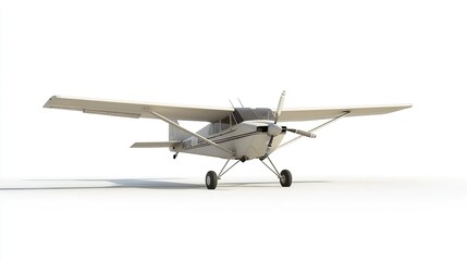 Small airplane with ribbon banner