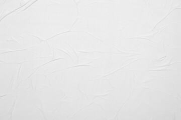 Paper with folds. Texture of white paper.