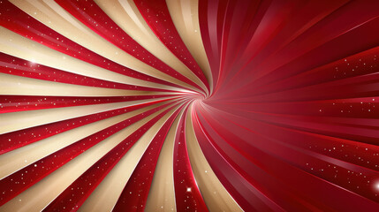 festive swirl of red and cream colors creates vibrant background, perfect for holiday themes and celebrations
