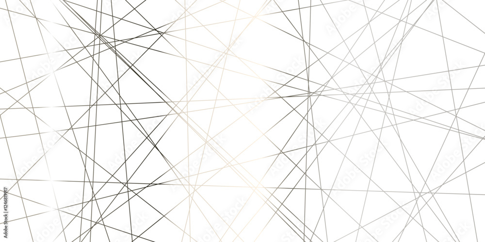 Poster Modern minimal grey random line background with stoke. abstract futuristic architecture concept digital geometric transparent for wallpaper, presentation background design, vector illustration.	