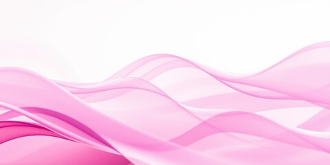 Abstract Pink Fabric Waves Elegant Draped Softness and Flowing Texture