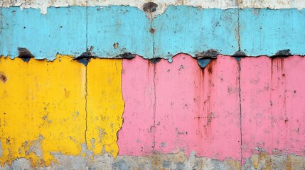 Colorful weathered urban wall texture background