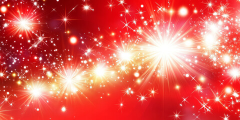 A radiant red glitter background, with large, sparkling flakes that reflect an intense shimmer. The bold, vibrant color creates a festive, energetic atmosphere, perfect for Christmas designs, party