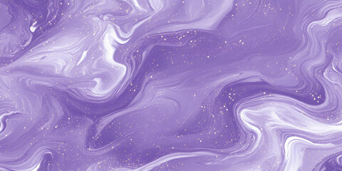 Obraz premium A cosmic lilac abstract background with swirling nebula patterns, speckled with tiny glowing stars, creating a dreamy, outer-space-inspired aesthetic.
