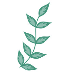 Bright Leaves Illustration