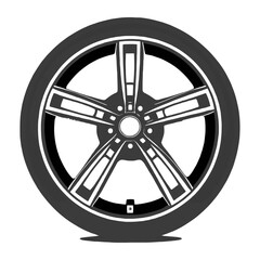 Fototapeta premium wheel of the car
