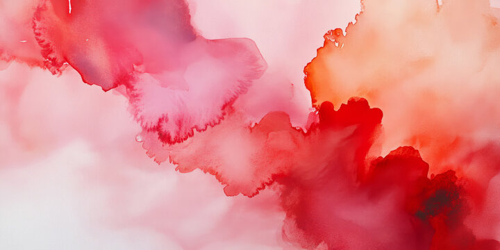 A rich red background with a soft, watercolor-style texture that has blurred edges, creating a dreamy and artistic feel. Ideal for personal blogs, creative portfolios, or elegant wedding designs.