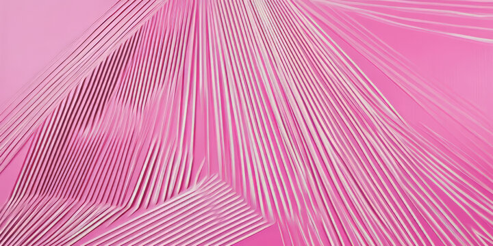 A bright pink background with sharp, angular lines and intersecting patterns, creating a dynamic, energetic composition. Ideal for bold branding, tech-related visuals, or modern digital designs.