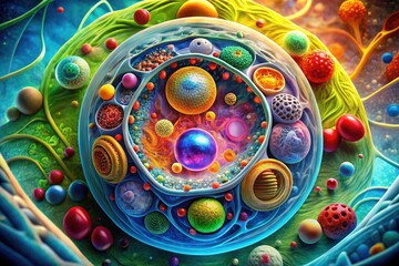 Eukaryotic cell architecture: a color-coded photographic exploration of cytology.