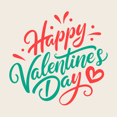 A handwritten text Happy Valentine's Day