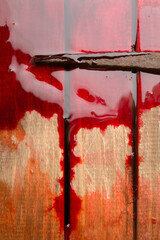 nail in blood .The concept of the torment of jesus christ crucifixion