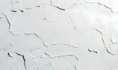 Obraz premium Cracked White Texture Surface for Background or Design Elements