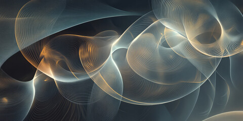 A cool grey background with soft gradients and concentric circles creating a hypnotic, flowing effect. The subtle design is ideal for calming digital visuals, artistic web backgrounds, or spa brand