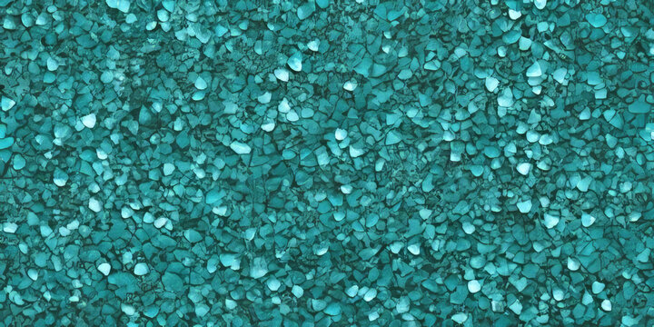 A radiant teal glitter texture, with a rich, calming shimmer that adds depth to any design. This vibrant backdrop is perfect for tropical-themed events, beach resort branding, or vibrant fashion