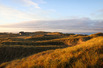 beautiful landscape in Løkken Denmark