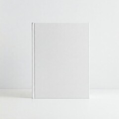 Fototapeta premium white blank book on random background, blank book on background