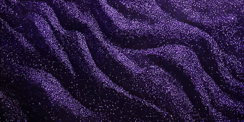 A bright purple glitter backdrop, with shining sparkles that give the design an energetic, vibrant feel. The deep color and luminous texture are perfect for nightclub promotions, festive event