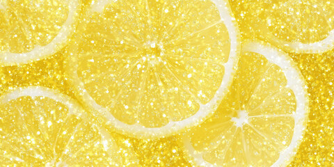 A bright lemon yellow glitter texture, with shimmering sparkles that create an energetic, playful atmosphere. The bold color and sparkle are ideal for summer-themed events, kidsвАЩ products, or fun