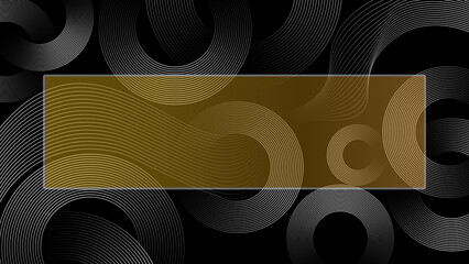 Abstract circle lines on a dark background