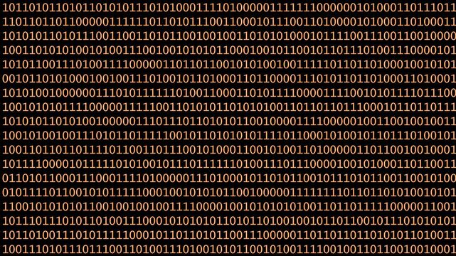 Intricate layers of binary code form a digital backdrop, showcasing sequences of zeros and ones. This abstract representation illustrates the essence of modern computing.