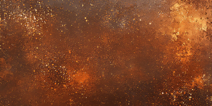 A rich metallic copper glitter background, shimmering with golden hues. The warm, radiant tone is perfect for vintage-themed designs, fall event decor, or luxury product packaging that needs a hint of
