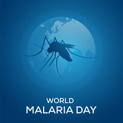 world malaria day illustration background