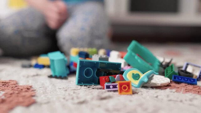 Chilchild, casual, caucasian, chore, chores, clean, clean up, cute, daughter, day, duty, education, toy, apartment, at home, bage, basket, beautifud cleans up her toys. Little girl tydies up her room.