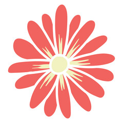 Handdrawn Abstract Flower